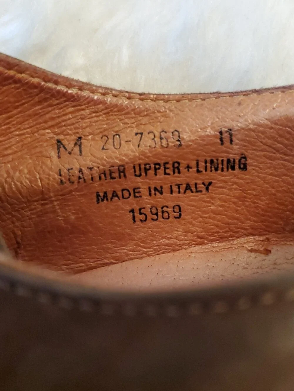 Johnston & Murphy Brown Leather Derby Moc Toe Shoes
